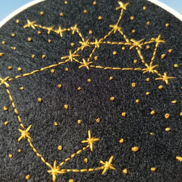 Κέντημα σε τελάρο Sagittarius Constellation